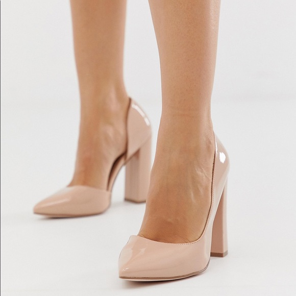 ASOS Shoes - ASOS Wide Fit Walter D’orsay High Heels in Almond